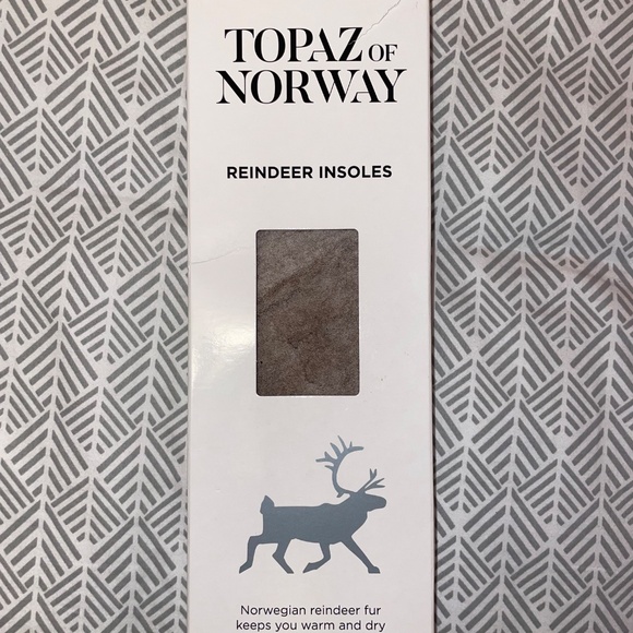 New Genuine Reindeer Insoles - size 40 / 9 - Picture 3 of 7